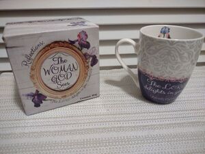 Reflections The Woman God Sees Christian Coffee Mug Tea Cup Isaiah 62:4 Ceramic